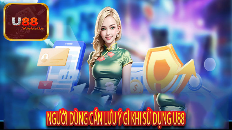 Người Dùng Cần Lưu Ý Gì Khi Sử Dụng U88